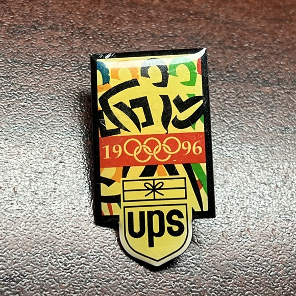 1996 Atlanta Olympics UPS‎ United Parcel Service Sponsor Lapel Hat Pin